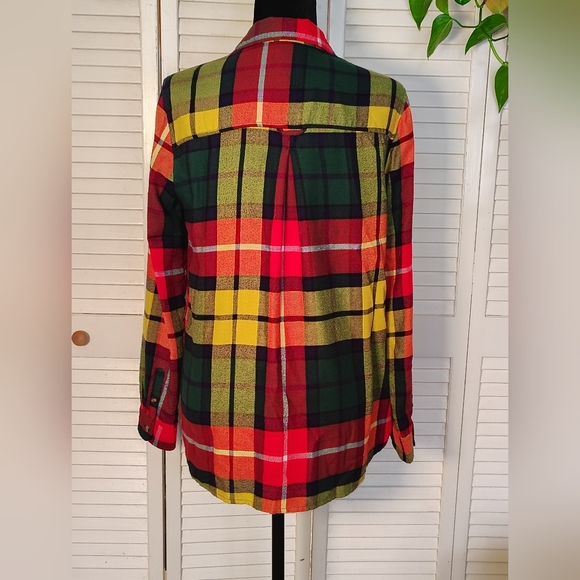 American Eagle Outfitters Multicolor Plaid Shirt - Picture 3 of 11